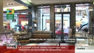 Fermeture du restaurant lHuîtrière [upl. by Bopp715]