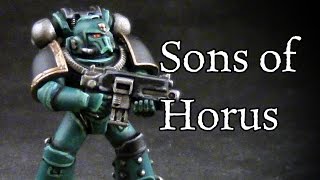 How to paint Horus Heresy Sons of Horus [upl. by Blynn]