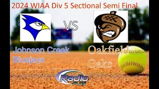 Johnson Creek at Oakfield Div 5 WIAA Sect semi 52824 [upl. by Nnylyaj287]