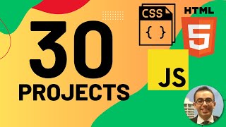 HTML CSS JS projects Beginner 30 projects using HTML CSS and JavaScript [upl. by Ontine888]