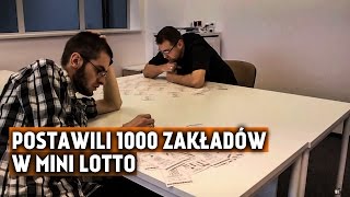 1000 ZAKŁADÓW W MINI LOTTO  ILE WYGRALIŚMY  Bez kanału [upl. by Ditter]