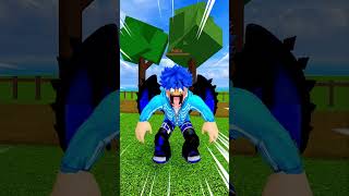 BLOX FRUITS BUT IF I TOUCH THE GRASS ILL BE BANNED ⛏ shorts [upl. by Fasta]