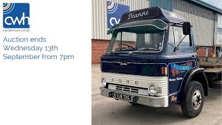 130923  Lot 22  FORD D SERIES CUSTOM CAB 75 TONNE BEAVERTAIL 1969 [upl. by Nuarb335]