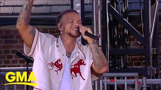 Kane Brown plays hit song One Thing Right on GMA [upl. by Barton558]