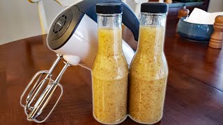 Home Made Salad Dressing the EASY Way No Sugar [upl. by Nerual515]