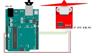 DC 모터 모듈001 예001 [upl. by Elleirua]