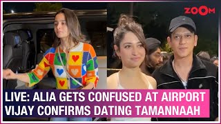 LIVE  Alia Bhatt gets CONFUSED as paps call her Sita Ji  After Tamannaah Vijay CONFIRMS dating [upl. by Urien912]