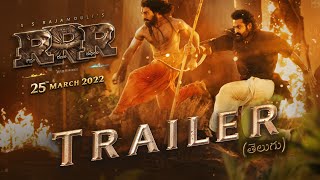 RRR Trailer Telugu  NTR Ram Charan Ajay Devgn Alia Bhatt  SS Rajamouli  25th March 2022 [upl. by Harland]