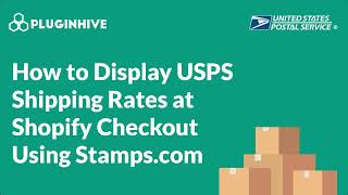 How to Display USPS Shipping Rates at Shopify Checkout Using Stampscom [upl. by Lashondra650]