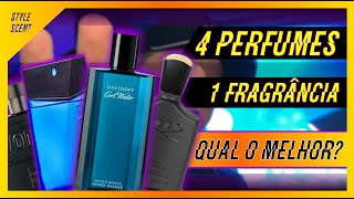 QUATRO PERFUMES UMA FRAGRÃ‚NCIA  OS INSPIRADOS SUPERAM AS INSPIRAÃ‡Ã•ES  QUAL O MELHOR [upl. by Melania]