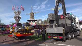 Opbouw kermis Leiden 2024 Deel 2 [upl. by Dimitris]