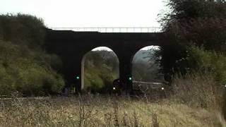 Steam vs Diesel Tornado races a Class 66 [upl. by Utimer]