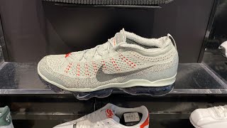 Nike Air VaporMax 2013 Flyknit Light SilverSmoke GreyPicante Red  Style Code DV1678013 [upl. by Trixie91]