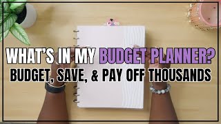 WHATS IN MY BUDGET BOOK  BUDGET SAVE amp PAY OFF THOUSANDS [upl. by Areit]