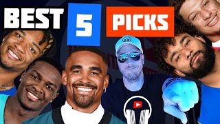 Best 5 Picks in Fantasy Football 2024 [upl. by Conny]