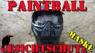 quotPAINTBALL  AIRSOFT GESICHTSCHUTZMASKE FÜR 23 EUROquot  Wie gut ist sie [upl. by Harikahs997]