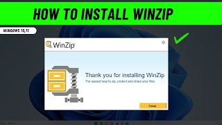 WinZip  How to install Winzip in Windows 11 ✅ [upl. by Schonfield502]