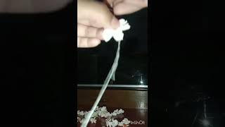 jewellery from arabian jasmine craft arabianjasmine nightflower [upl. by Bearce]