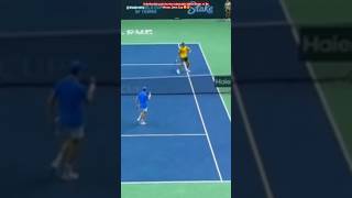 AMAZING Point by Sinner 😳 vs De Minaur Davis cup 2024 Analysis [upl. by Einna61]