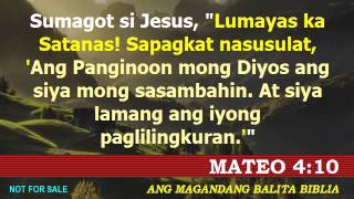 Magandang Balita Biblia  Mateo 4 [upl. by Gies194]