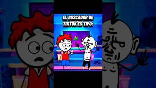 El Buscador de tiktok es asi jaja animacion animaciones memes flipaclip comedia [upl. by Rowney]