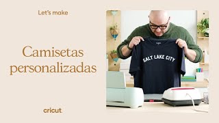 Cómo hacer camisetas personalizadas con Cricut  Cricut España [upl. by Calie]