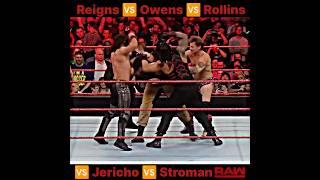 Reigns 🆚 Owens 🆚 Rollins 🆚 Jericho 🆚 Stroman shorts mvp short [upl. by Iam541]