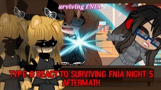 Type0 React To Fnia Night 5 Aftermath [upl. by Borchers]