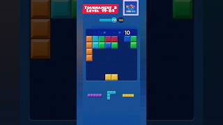 Block blast game tournament 2 level 1924 blockblast gaming puzzle targetcollection tetris [upl. by Nakre]