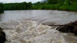 Bulkley River at MorricetownSmithers flood June 2007 [upl. by Celtic]