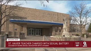 Former St Xavier High School teacher charged with having sexual relationship with student [upl. by Jea]