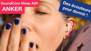 Dormir avec des écouteurs  Anker SoundCore Sleep A20  SoundcoreAudio [upl. by Salazar]