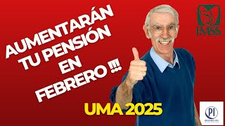 AUMENTAN TODAS LAS PENSIONES CON LA UMA PARA EL 2025 [upl. by Euqinoj]