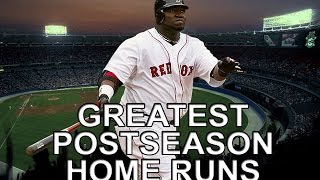 Greatest Postseason Home Runs [upl. by Hube]