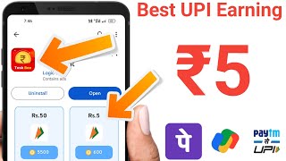 BEST UPI EARNING UNLIMITED in UPI New earning app today  Paytm cash earning app  make money online [upl. by Toby]