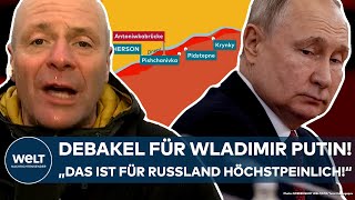 UKRAINEKRIEG Ein Debakel für Wladimir Putin quotDas ist für Russland höchstpeinlichquot [upl. by Kalvn350]