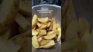 Papas fritas receta facil food mexicanfood mexicancuisine mexicanfoodlover recetas papa [upl. by Geibel]