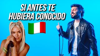 Si Antes Te Hubiera Conocido 🇮🇹 in ITALIANO Stefano Germanotta KarolG [upl. by Oderfigis]