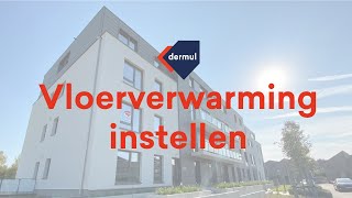 Instellen van de vloerverwarming [upl. by Schwerin403]