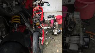 Jadi swap engine megelli 250 ⁉️ megelli250r yadidcaprio swapenginemoge [upl. by Biancha]