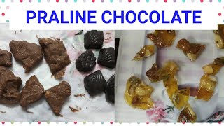 Praline Chocolate Recipe  Chikki Chocolate Recipe  SMB Recipes recipeshare [upl. by Eenej]