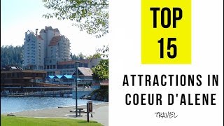 Attractions amp Things to Do in Coeur dAlene Idaho TOP 15 [upl. by Mauro]