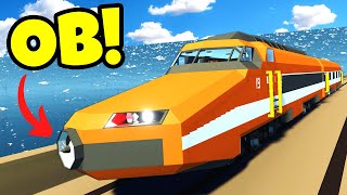 We Used a JET Train to Plow Through a TSUNAMI in Stormworks Multiplayer [upl. by Shaylyn]