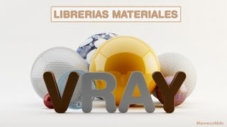 C4D VRAY CREAR LIBRERÍAS DE MATERIALES [upl. by Podvin]