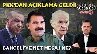 PKK’DAN AÇIKLAMA GELDİ BAHÇELİ’YE NET MESAJ NE [upl. by Deedee]