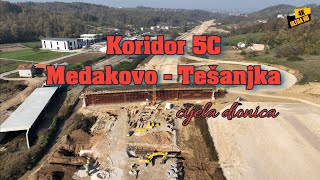 Koridor 5C Medakovo  Tešanjka [upl. by Neelak]