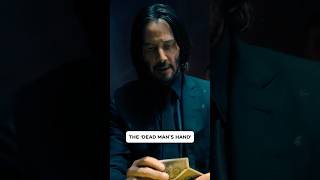 How John Wick’s Poker Hand Foreshadowed His Fate in John Wick 4 shorts viral [upl. by Crispen]