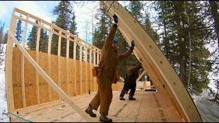 Building an Off Grid Cabin in The Alaskan Wilderness Start to Finish [upl. by Launcelot846]