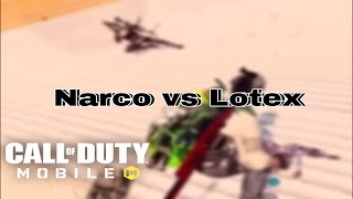 Narco VS Lotex  Call of Duty Mobile Battle Royale [upl. by Sabino518]