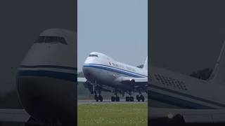 Air China B747 Cargo landing at Amsterdam Airport [upl. by Odracer]